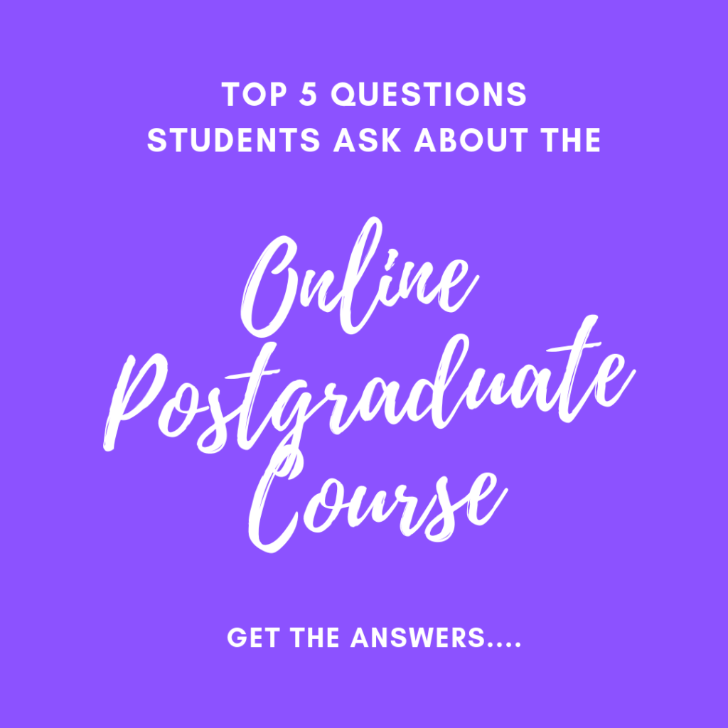 online postgraduate courses in education